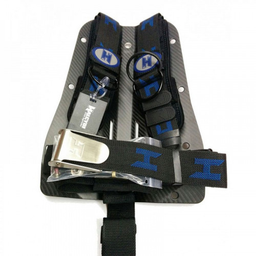 Halcyon Carbon Fibre Backplate with Cinch, Harness & SS Hardware